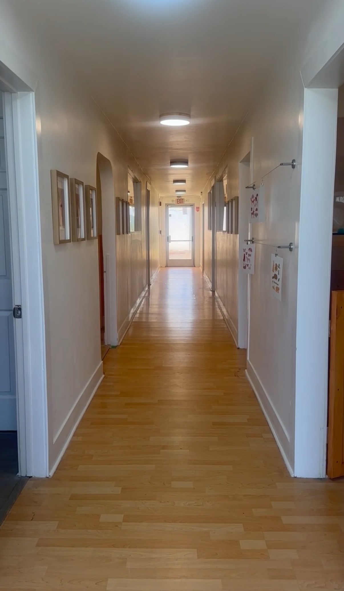 Hallway inside Happy Nook Early Education Center